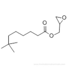 GLYCIDYL NEODECANOATE, MIXTURE OF BRANCHED ISOMERS CAS 26761-45-5